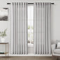 Grey Linen Curtains 80 Inches Length by Nanspring