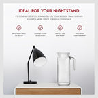Amici Home Italian Igloo Quadra Glass Pitcher with Lid and Spout | 34 Ounce | Clear Glass Water Pitcher for Refrigerator | Carafe for Iced Tea, Juice, Milk, Cold Brew and Mimosa Bar