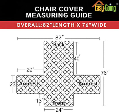 Easy-Going Reversible Couch Cover, Small Chair, Water Resistant Furniture Mat - Image 6