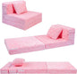 MeMoreCool Glow Pink Unicorn Tri-fold Sofa Bed by MeMoreCool