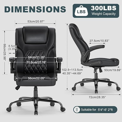 AnyGod Executive Office Chair, Comfy Ergonomic Computer Desk Chairs - Image 2