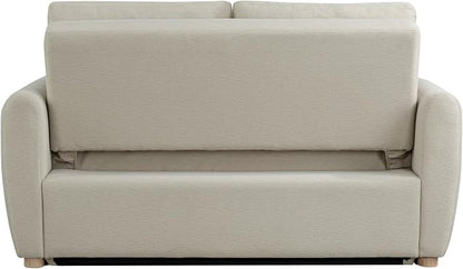 Serta Galway 66.5" Convertible Sleeper Loveseat, Full Size, Dreamcoil Comfort - Image 4