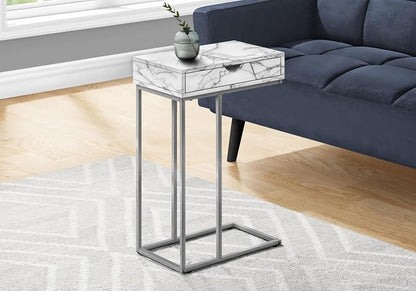 Monarch Specialties I 3772 Accent Table, Storage Drawer, Living Room - Image 2