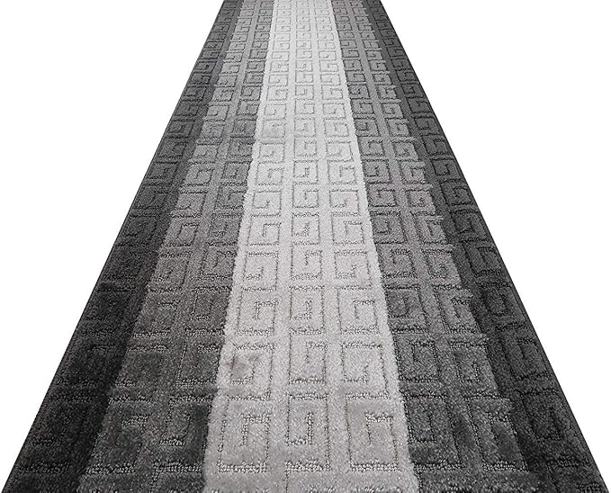 3 Ft Gray Entryway Kitchen Bath Rug Mat, Non Slip Washable, Soft | 2'2" x 3 Ft - Image 4