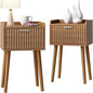 LAATOOREE Small Nightstands Set of 2, Side End Table, Bedside Table by LAATOOREE