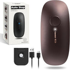 Ultrablade PRO Auto Stop USB Rechargeable Can Opener for Kitchen for Seniors with Arthritis, Long Battery Life, Handfree One Touch, Side Cut for Smooth Edge, Wall Mounted Small Size, Brown