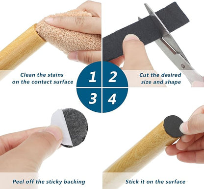 Shappy 2 Packs 120 x 1 x 0.12 Inch Felt Strips - Image 4