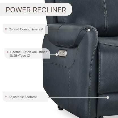 KISLOT Leather Recliner Chair Set of 2, Wall Hugger RV Recliners - Image 6