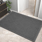 Sturdy Front Door Mat, Absorbent Muddy Dirt Resist Welcome Door Mats Outdoor by HIYARD