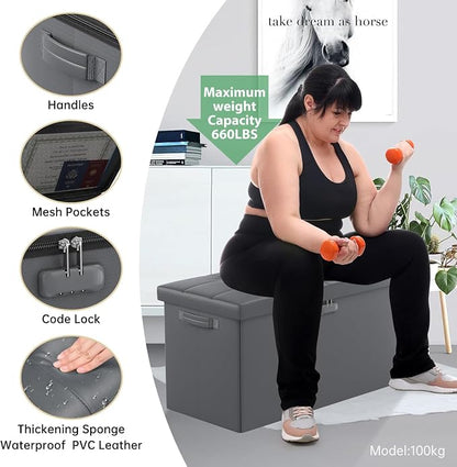 DocSafe Storage Ottoman Bench - Image 4