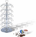 Rice rat K cup Holder Storage Coffee Capsules Pod Holder Carousel 6 Tier Compatible with 54 K-Cup Pods