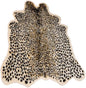 Leopard Print Rug, Faux Cowhide Cheetah Skin Rug Animal Printed Area Rug Carpet by Seek4comfortable