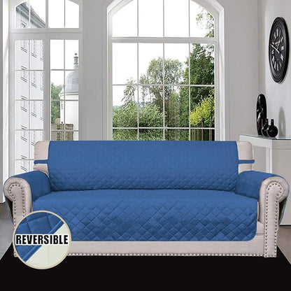 Easy-Going Reversible Couch Cover, 3 Cushion Sofa, Water Resistant Furniture Mat - Image 2