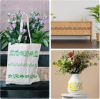 12 Pcs Large Flower Border Stencils for Painting, Reusable Plastic Floral Edge Baking Decorating Vine Stencil Tool, Painting Templates for DIY Cake Wood Wall Tile Furniture Canvas Craft, 3" x 11.8"