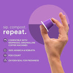 WOKEN COFFEE Compostable Nespresso Pods - Deciso Dark Roast Italian Espresso Coffee Capsules Compatible With Nespresso Coffee Machine (60 Pod Count, 6 Boxes)