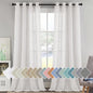 H.VERSAILTEX Linen Curtains Flax Linen Blended Curtain Panels by HVERSAILTEX