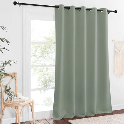 NICETOWN Sage Green Blackout Curtains - Image 2