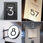 2 Inch Plastic Number Stencils - Reusable Digital Templates for Cake, Address, Painting