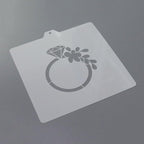 Diamond wedding Cookie cutter and stencil set Baking stencils and cutters bundle DIY bakery decorating kit Cookie cutter with stencils Icing stencil and cookie cutter combo(Diamond)