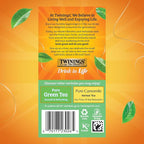 Twinings Pure White Tea Individually Wrapped Bags, 20 Count (Pack of 1), Light & Fresh, Caffeinated, Enjoy Hot or Iced, 20 Teabags