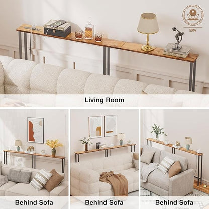 Keelian 63" Sofa Table Narrow Long - Image 6