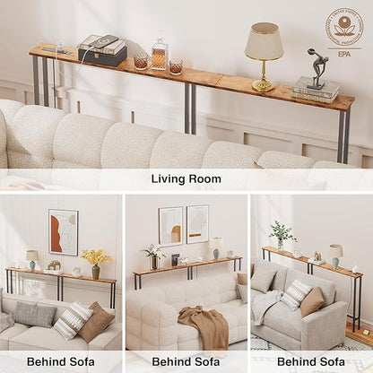 Keelian 78" Narrow Console Sofa Table - Image 3