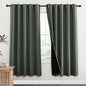 NICETOWN 100% Blackout Window Curtain Panels, Full Light Blocking Drapes by NICETOWN