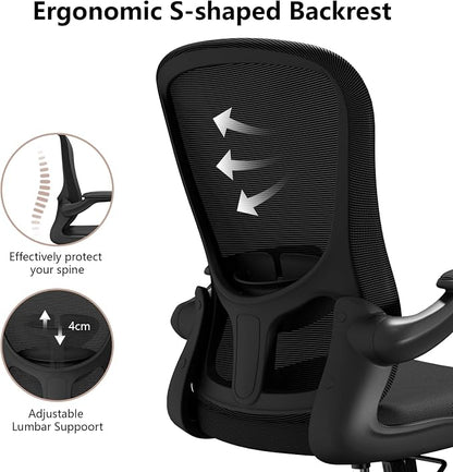 Ergonomic Office Chair, Comfort Swivel Home Office Task Chair, Breathable Mesh - Image 9