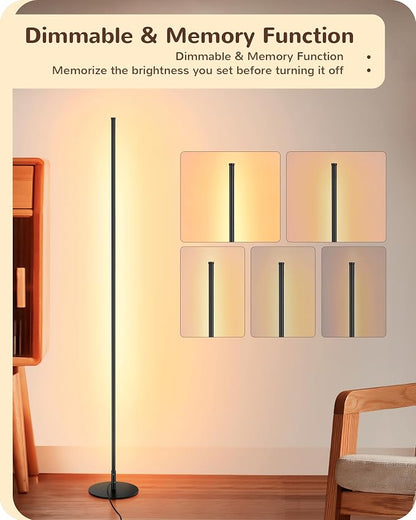 EDISHINE Floor Lamps for Living Room, Remote Control & Foot Switch Corner Floor - Image 3