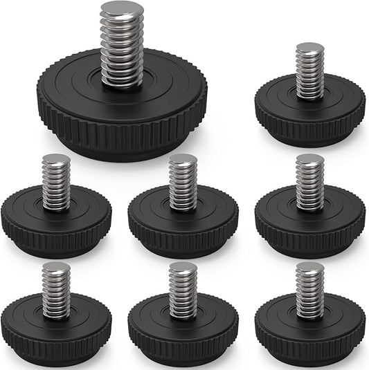 ONEHOME 8 Pack 5/16-18 Stainless Steel Adjustable Threaded Furniture Leg by ONEHOME