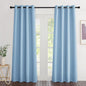 NICETOWN Blue Blackout Curtains 84 inch Length 2 Panels, Grommet Thermal by NICETOWN