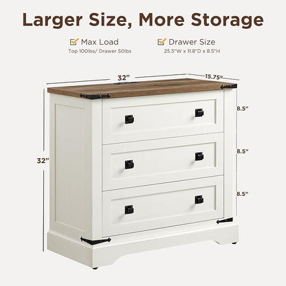 T4TREAM 32" Farmhouse Nightstand - Image 3