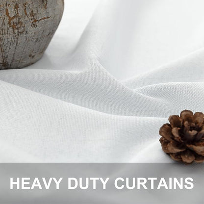 Short Blackout Curtains 54 Inch Length 2 Panels - Image 3
