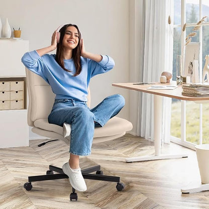 LUCKWIND Armless Office Desk Chair - Image 3