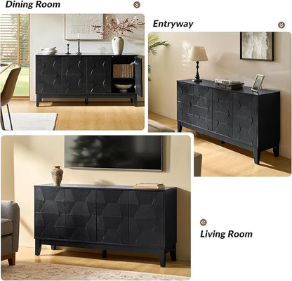 HULALA HOME Mid Century Sideboard Buffet Cabinet - Image 5