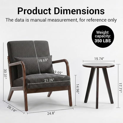 Mid Century Modern Accent Chair - Image 2