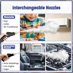 2500W Handheld Steam Cleaner,Portable Car Steamer For Auto Detailing,High-Temperature and Pressure Steam Cleaner For Home, Steam Cleaning Machine for Furniture,Kitchen,Grout,Floor,Tile (Red)
