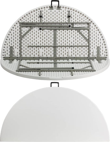 Flash Furniture Scarborough 5' Round Plastic Folding Table - Image 6