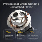 Coffee Grinder, Viesimple Gen 4, Single Dose Burr Coffee Grinders with Magnetic Dosing Cup, Electric Coffee Bean Grinder with Anti-Static Design, Espresso Grinder Compact & Quiet for Home Use Black