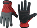 HANDLANDY Work Gloves for Men & Women, Utility Mechanic Working Gloves Touch Screen, Flexible Yard Work Gloves
