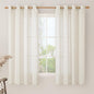 68 Inch Semi Sheer Linen Curtains by LAMIT
