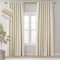 Topfinel Extra Long Total Blackout Linen Ceiling Curtains 108 Inches Long by Topfinel