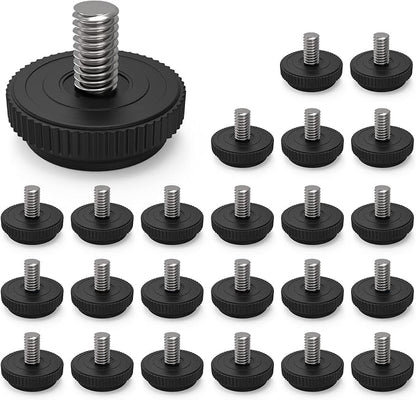 ONEHOME 24 Pack 5/16-18 Stainless Steel Adjustable Threaded Furniture Leg by ONEHOME