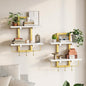 Creso hom Floating Shelves, Hanging Bathroom Shelves 2-Tier, Wall Mounted by Cresohom