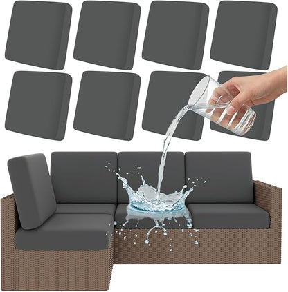 Smiry Waterproof Patio Cushion Covers, Stretch Outdoor Furniture Covers | Couch by Smiry