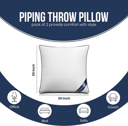 Utopia Bedding 20x20 Throw Pillow Inserts, Decorative Pillows, Plush & - Image 2