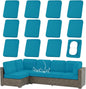 Waterproof Outdoor Cushion Covers, Stretch Patio Slipcovers | UV Resistant by hyha