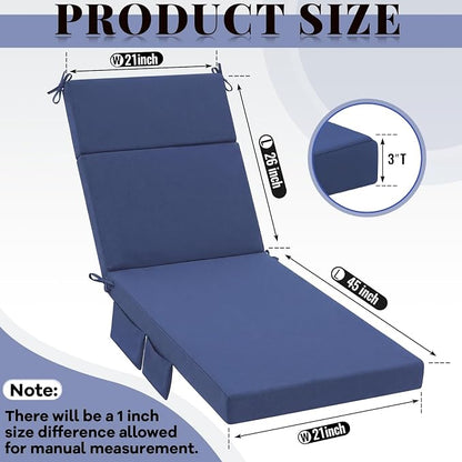 Patelai 2 Set Outdoor Chaise Lounge Cushions - Image 2