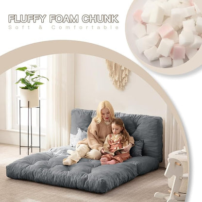 Folding Sofa Bed, Convertible Sleeper Chair - Image 4