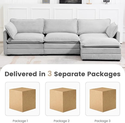 ROWHY Oversized Modular Sectional Sofa - Image 4